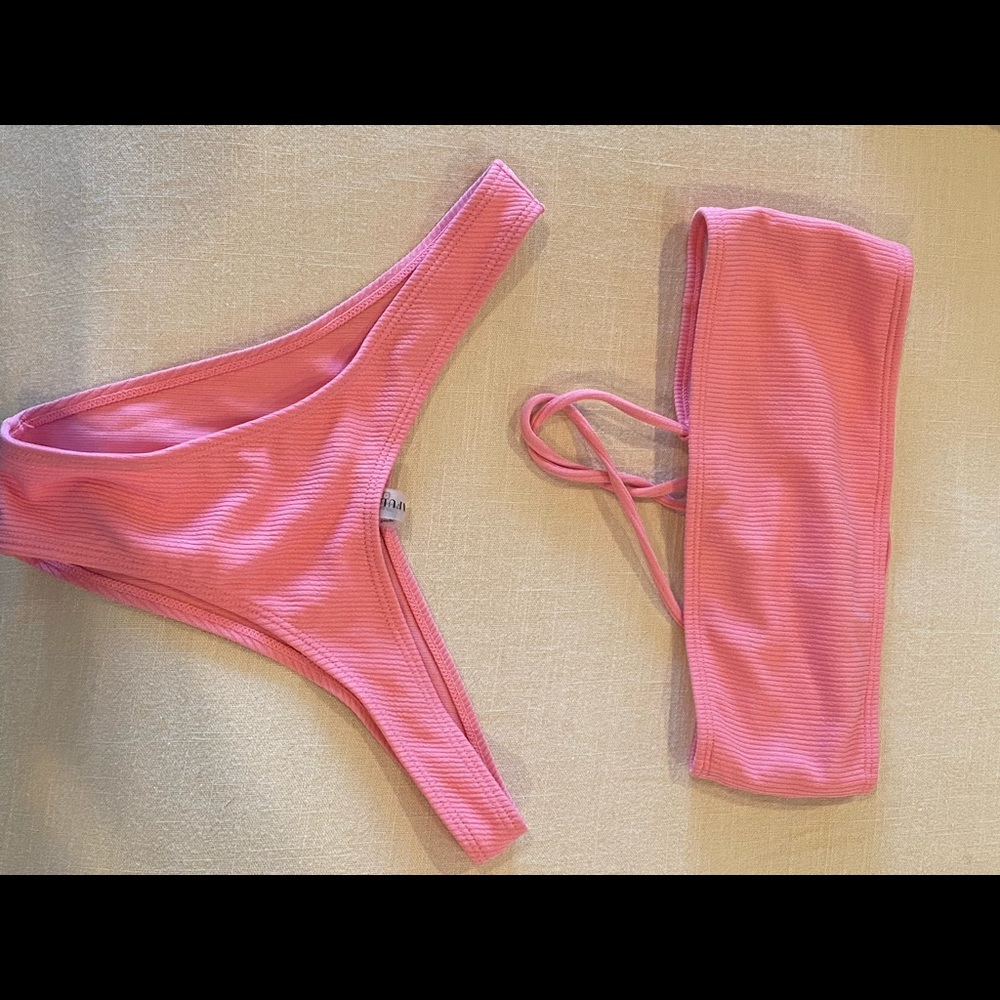 Zaful strapless bikini